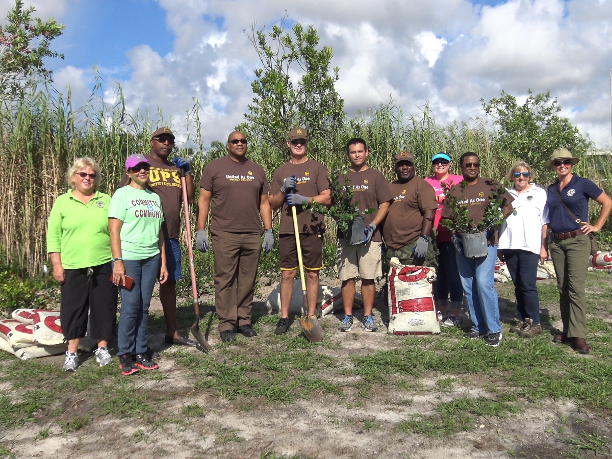 Keep America Beautiful Grant, UPS Foundation Help Plant Trees in Stub Canal Park